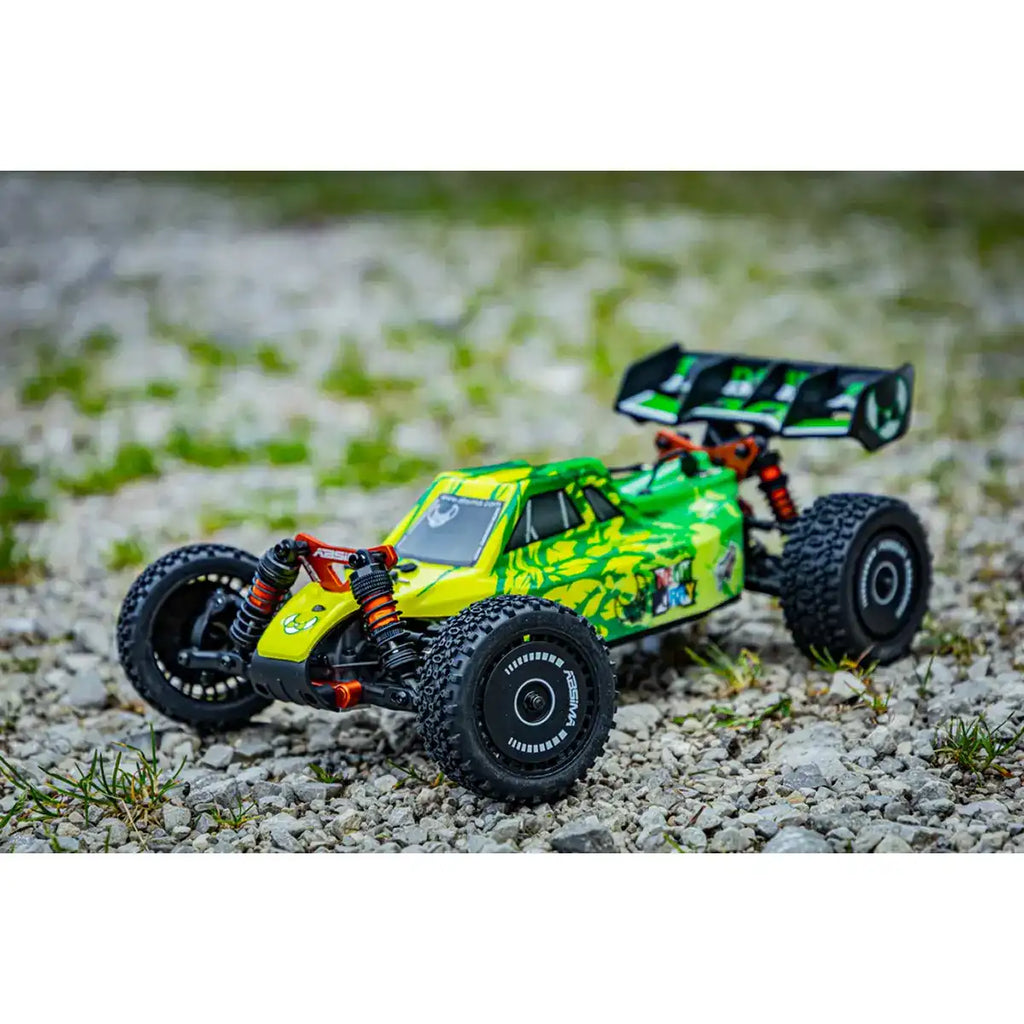 Absima Neon Furry 3S brushless Buggy 1:12 4WD RTR Grün 12121 – Actionbild im Gelände