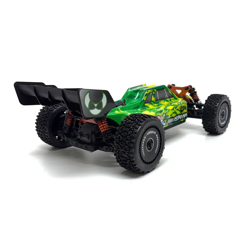Absima Neon Furry 3S brushless Buggy 1:12 4WD RTR Grün 12121 – Schrägansicht hinten