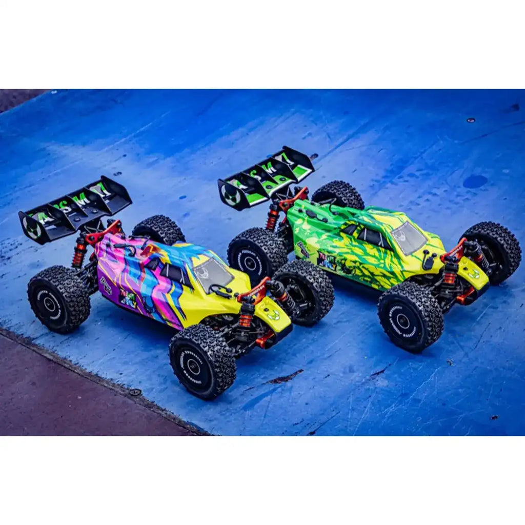Absima Neon Furry 3S brushless Buggy 1:12 4WD RTR Lila 12120 – zusammen mit Grün