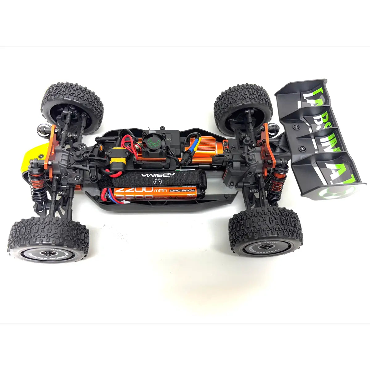 Absima Neon Furry 3S brushless Buggy 1:12 4WD RTR Lila 12120 – Draufsicht