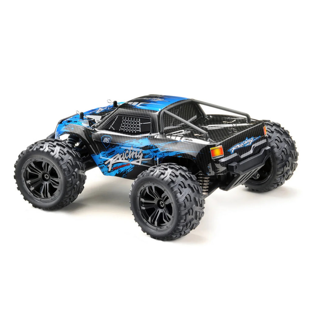 Absima Racing Monster Truck 4WD Schwarz/Blau 14004 im Maßstab 1:14 Monster Truck RTR – Rückansicht
