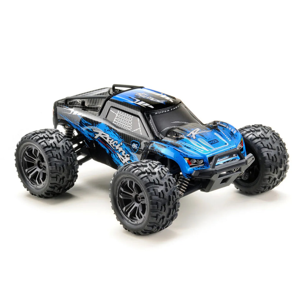 Absima Racing Monster Truck 4WD Schwarz/Blau 14004 im Maßstab 1:14 Monster Truck RTR – Seitenansicht