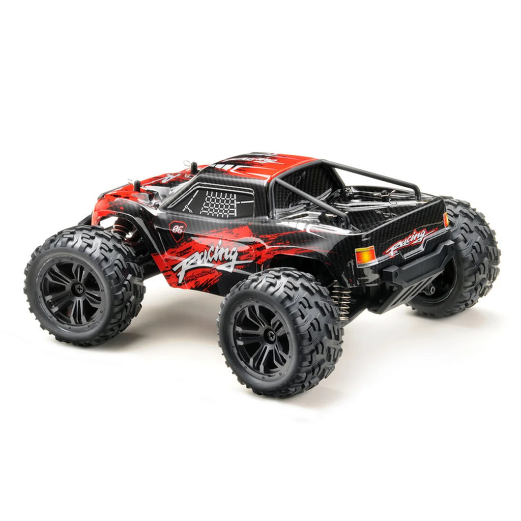 Absima Racing Monster Truck 4WD Schwarz/Rot 14005 im Maßstab 1:14 Monster Truck RTR – Rückansicht