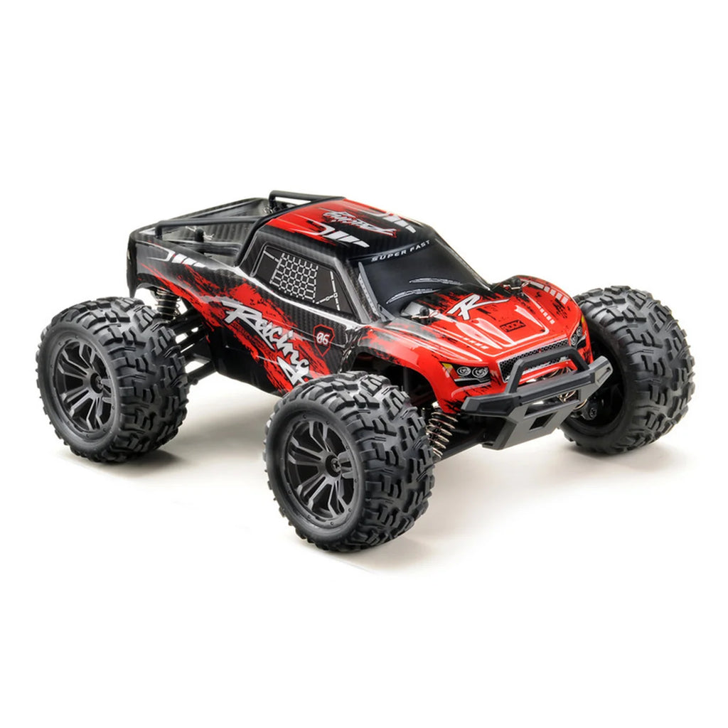 Absima Racing Monster Truck 4WD Schwarz/Rot 14005 im Maßstab 1:14 Monster Truck RTR – Seitenansicht