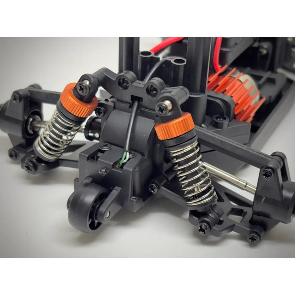 Absima Reckless Rock Racer 1:20 LED 4WD brushed RTR Orange 10031 – Radaufhängung hinten