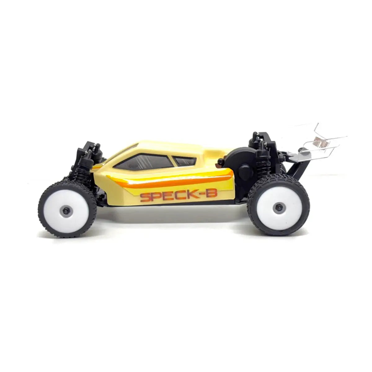 Hobby Plus Speck-B 1:24 2WD Buggy + Absima Case Beige HBP2410250-C1-Case – Seitenansicht