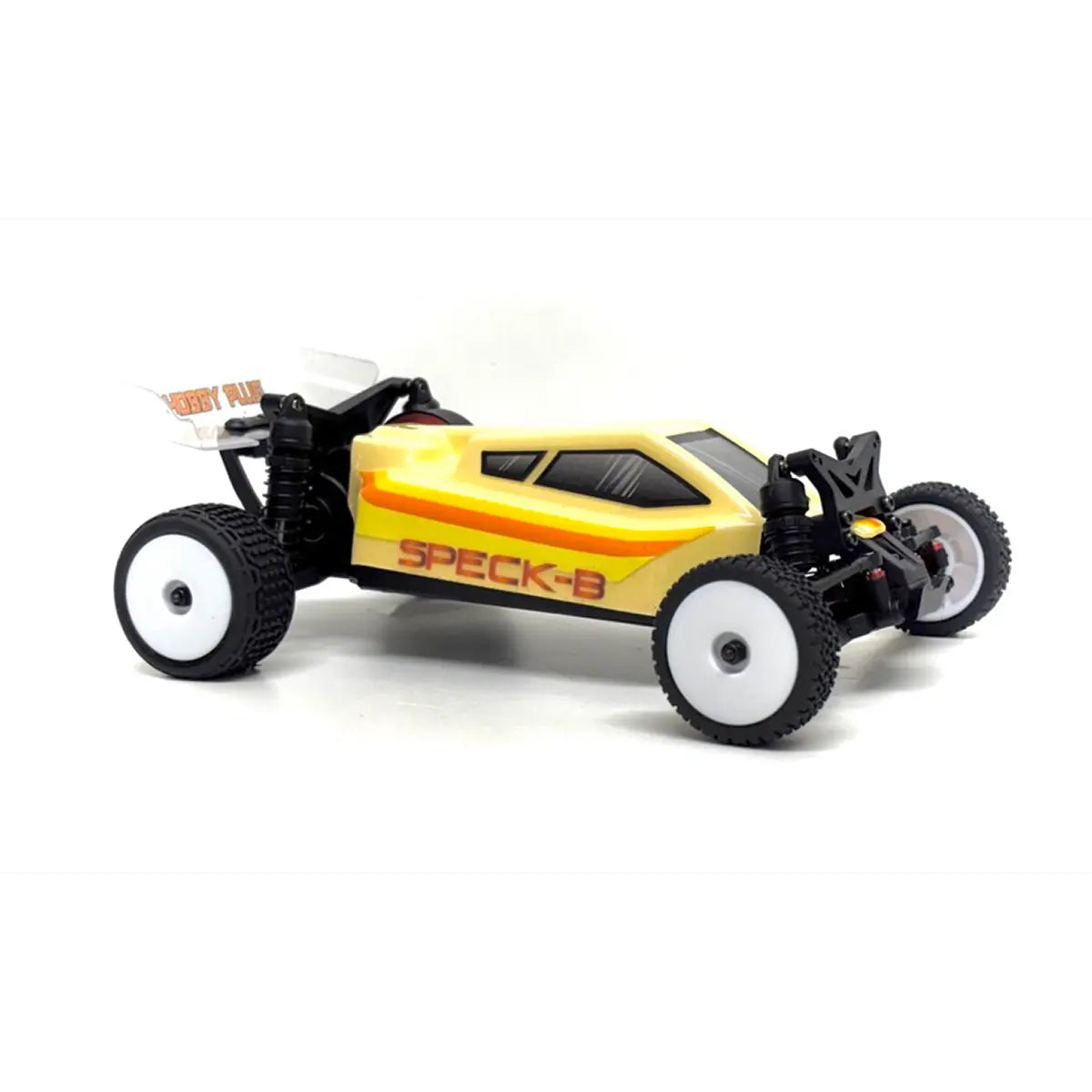 Hobby Plus Speck-B 1:24 2WD Buggy + Absima Case Beige HBP2410250-C1-Case – Schrägansicht vorne
