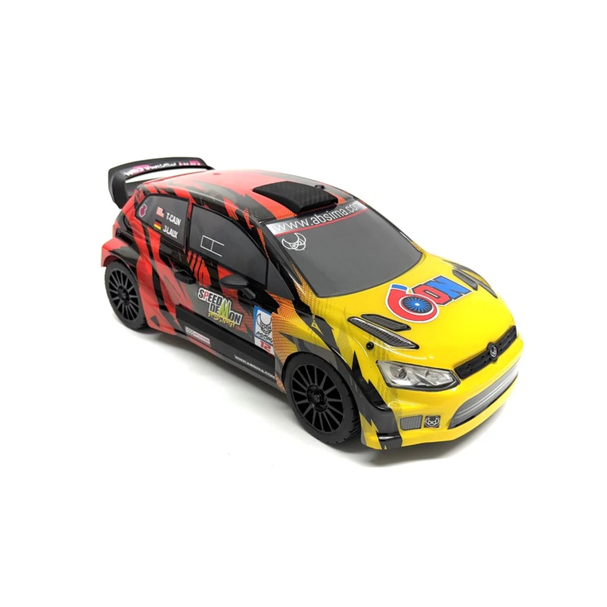 Absima Speed Demon Rally Fahrzeug BL/3S 4WD Rot 12122 im Maßstab 1:12 Rally RTR – Draufsicht