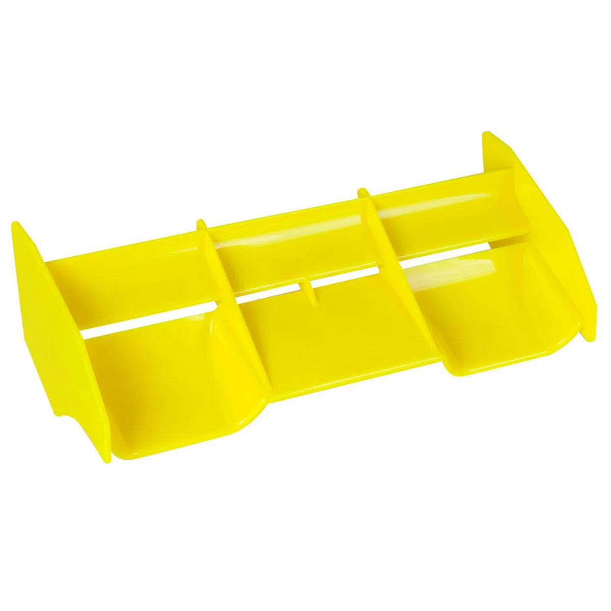 Absima Spoiler gelb 2440038 Zubehör im Maßstab 1:8 – Detailansicht gelber Spoiler mit Luftschlitzen