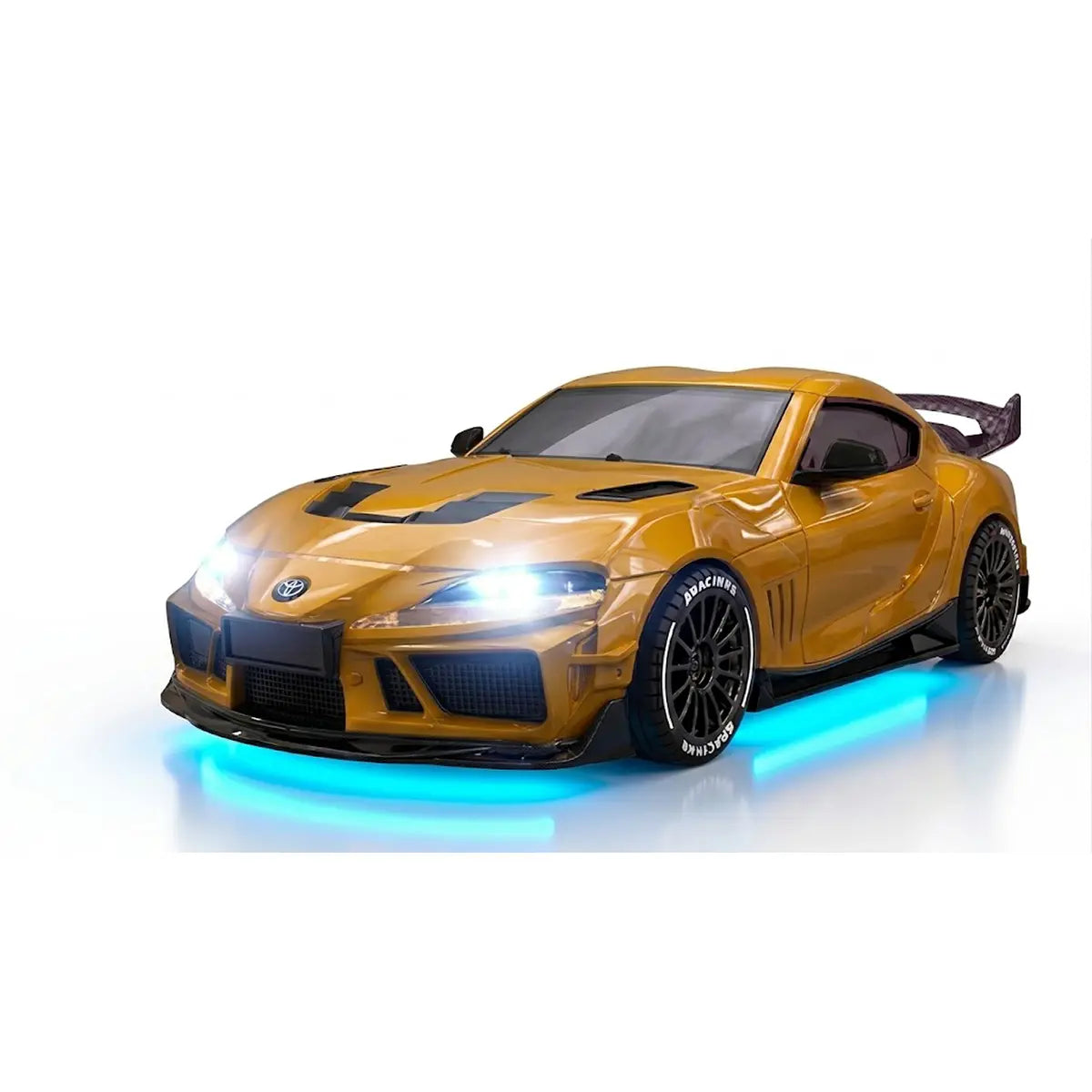 Absima Supra Drift/Race Car 4WD 1:43 RTR Gelb 10044 – mit LED-Beleuchtung