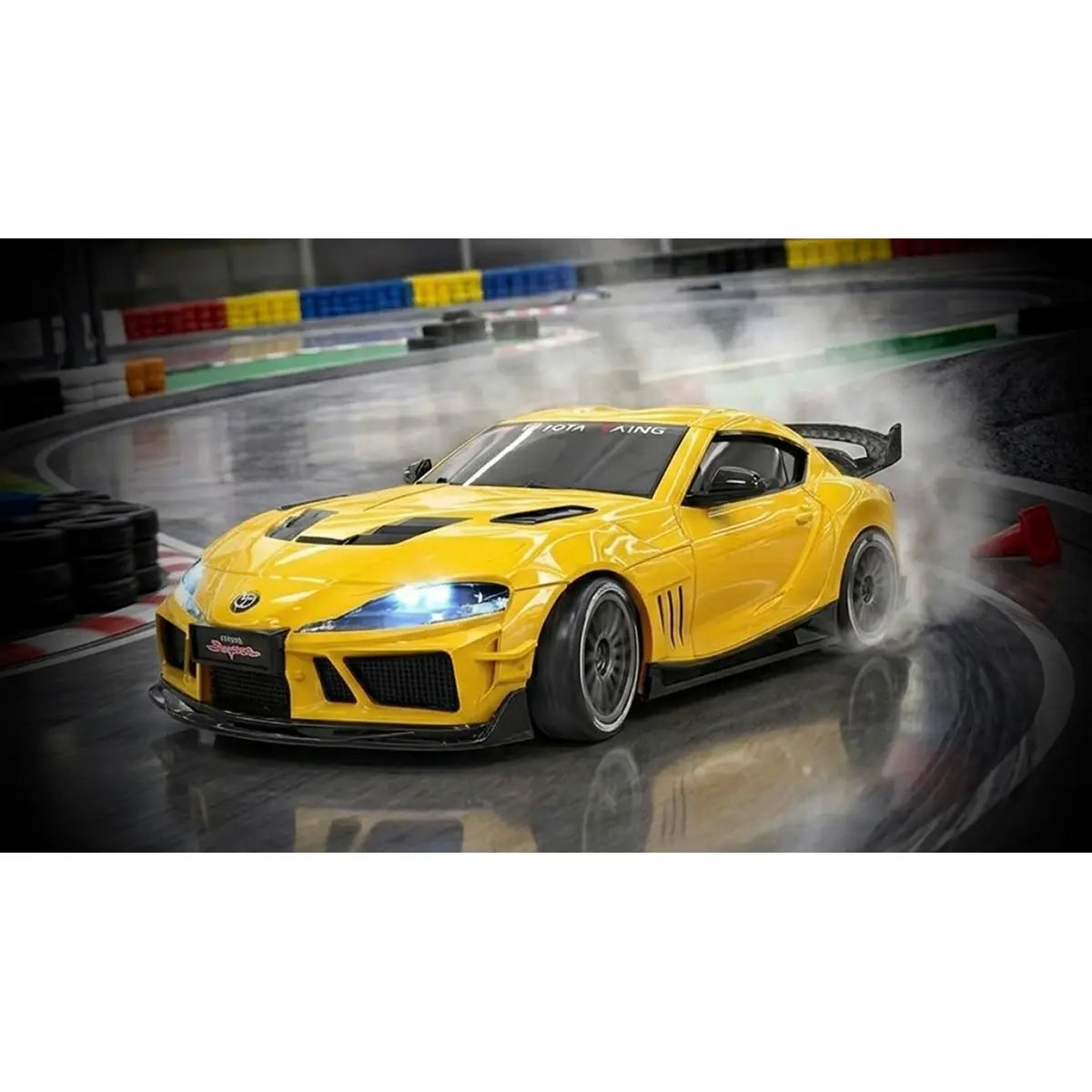 Absima Supra Drift/Race Car 4WD 1:43 RTR Gelb 10044 – Drift-Action