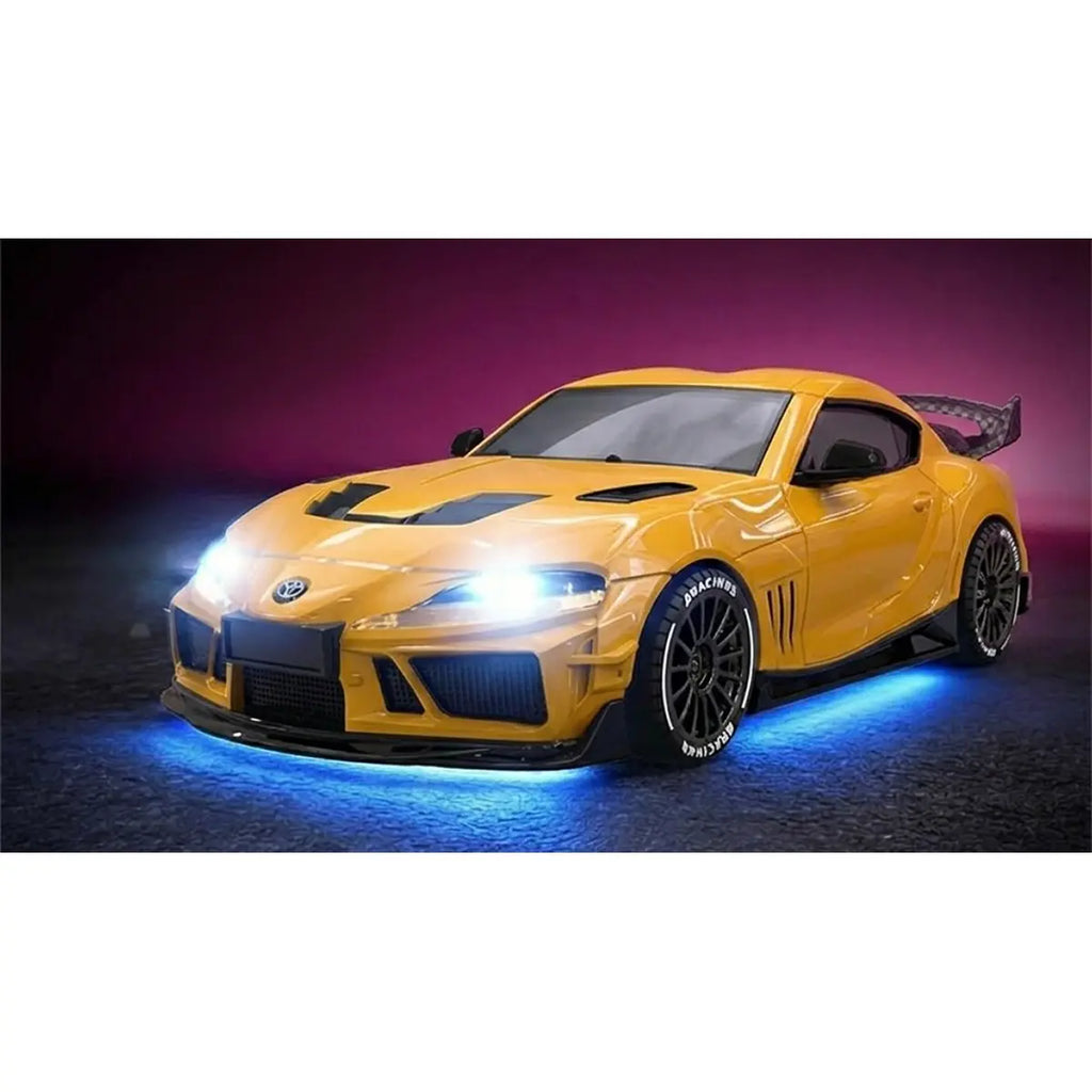 Absima Supra Drift/Race Car 4WD 1:43 RTR Gelb 10044 – mit Unterbodenbeleuchtung