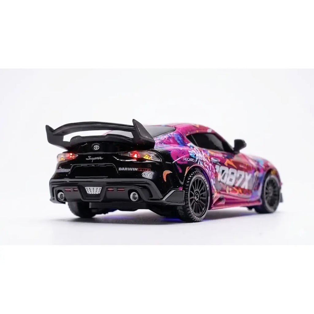 Absima Supra Drift/Race Car 4WD 1:43 RTR Pink 10041 – Heckansicht