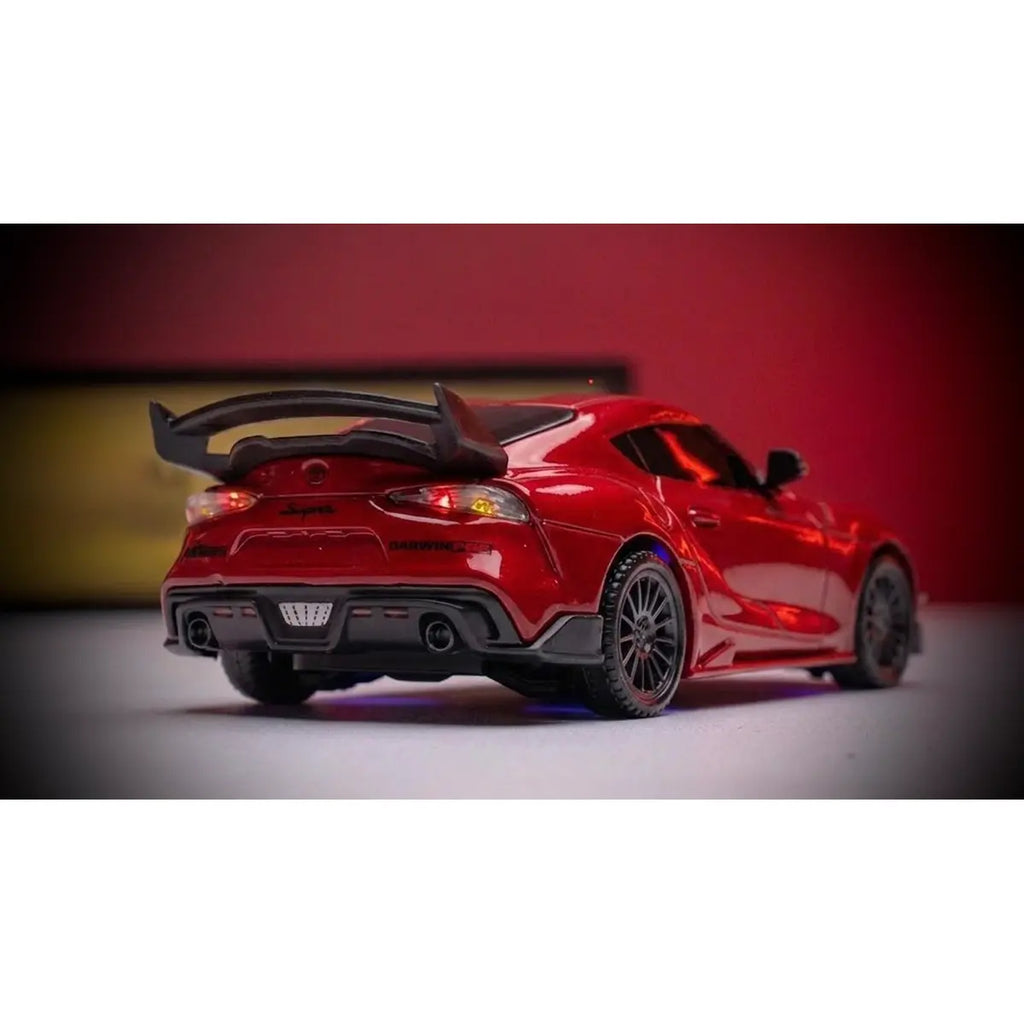 Absima Supra Drift/Race Car 4WD 1:43 RTR Rot 10042 – Heckansicht schräg