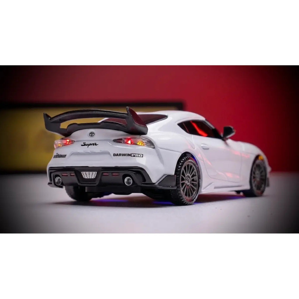 Absima Supra Drift/Race Car 4WD 1:43 RTR Weiß 10043 – Heckansicht schräg
