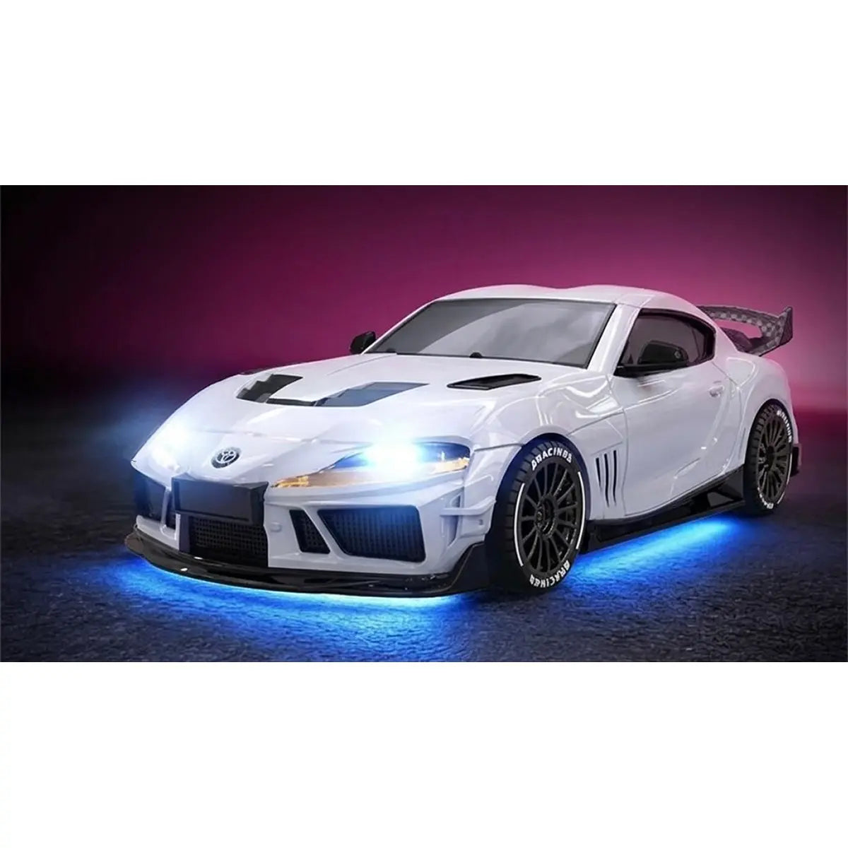 Absima Supra Drift/Race Car 4WD 1:43 RTR Weiß 10043 – mit Unterbodenbeleuchtung