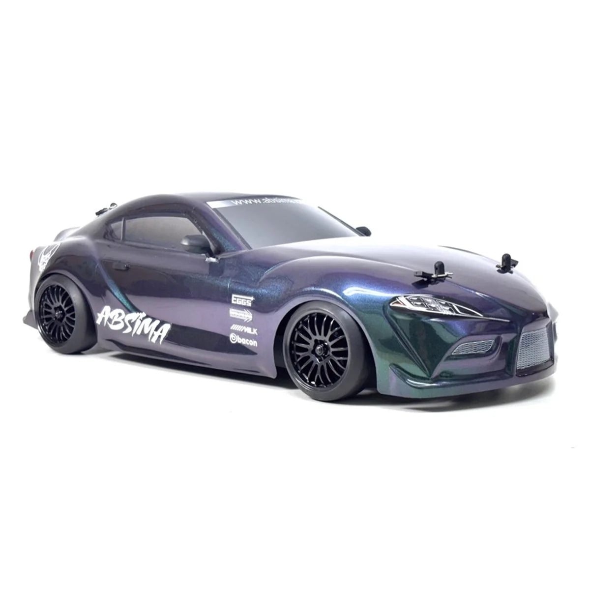 Absima SupraSlide Drift Fahrzeug brushed 4WD + NiMH 2000mAh 12232-Set im Maßstab 1:10 Drift RTR – Seitenansicht