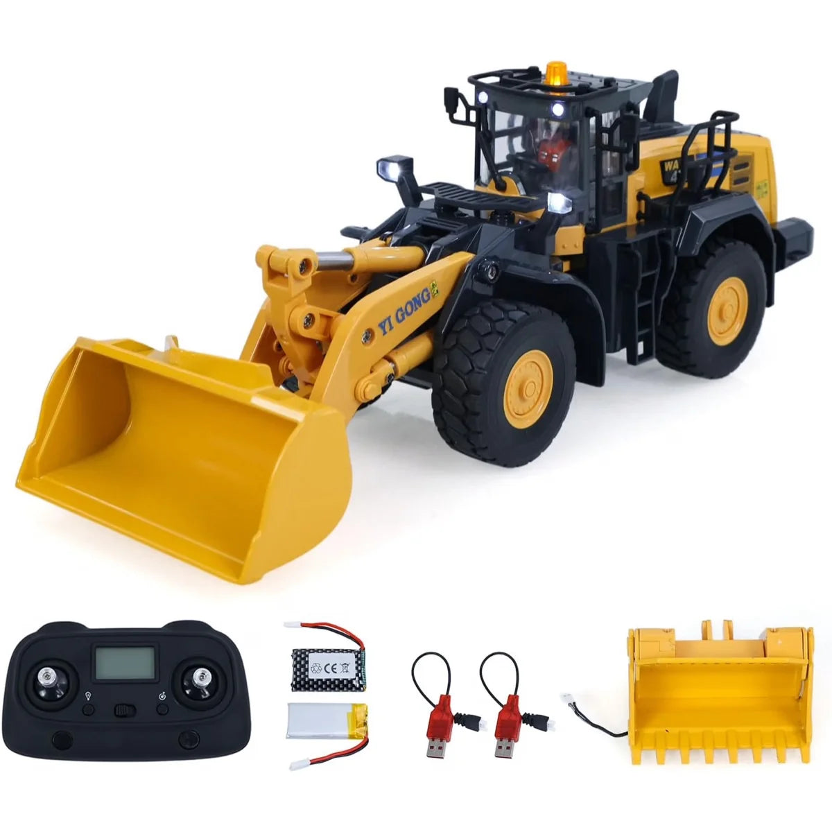 Absima Yigong RC Radlader Die-Cast 80006 im Maßstab 1:50 Baumaschine RTR