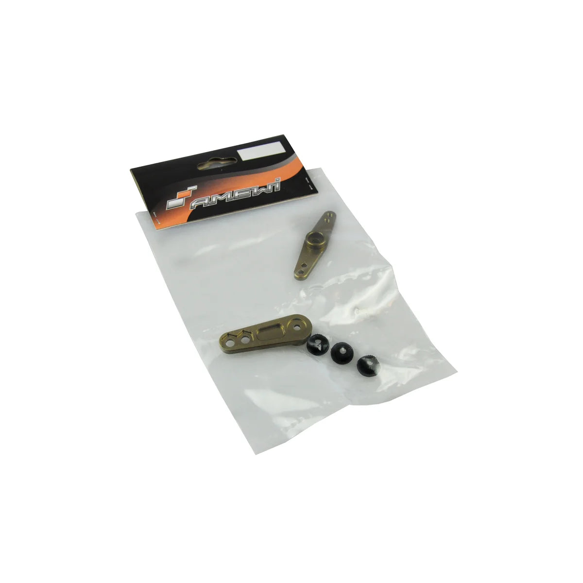 Amewi Servo Horn Aluminium für Lenkung & Gas- /Bremse Gunmetal 004-050023E