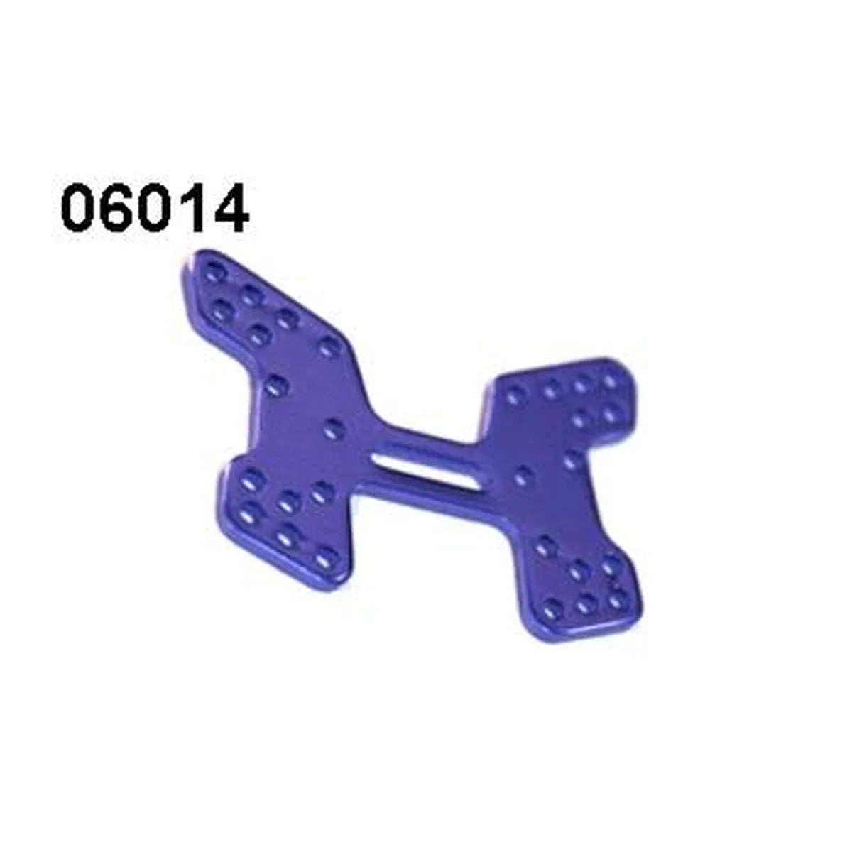Amewi Dämpferbrücke hinten Aluminium blau 004-06014