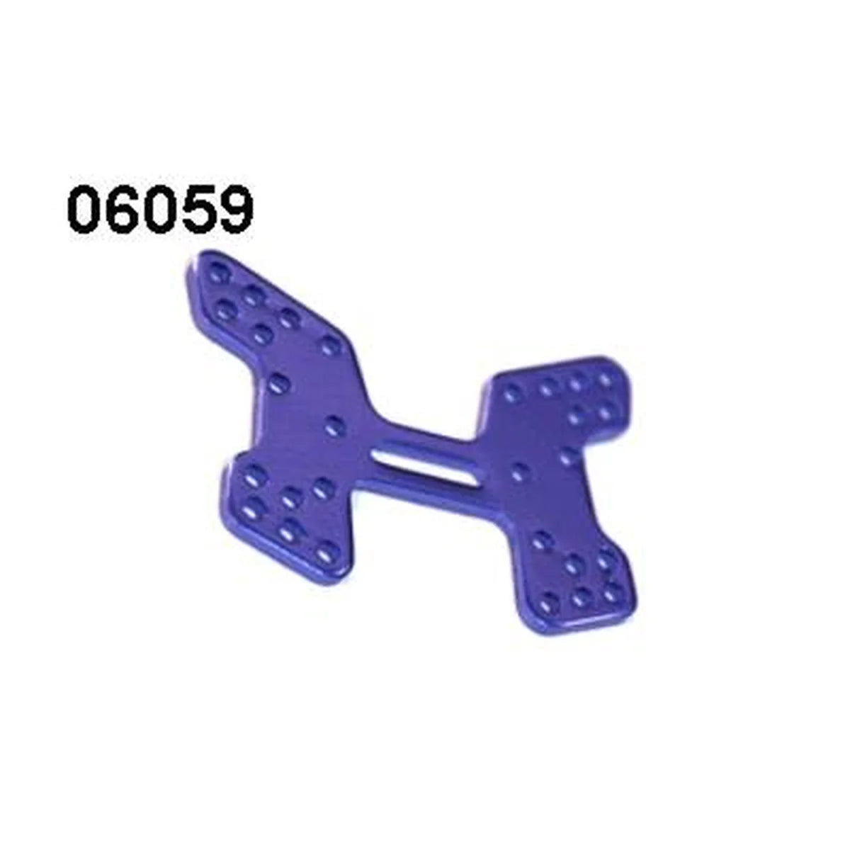 Amewi Dämpferbrücke hinten Aluminium für Buggy Leopard 004-06059