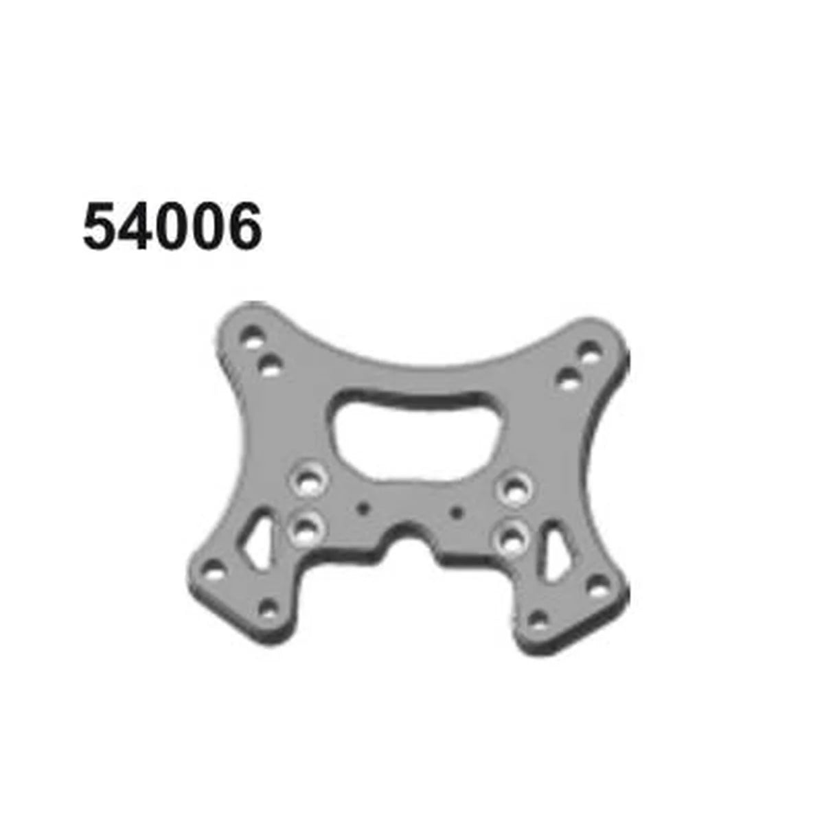 Amewi Dämpferbrücke vorne Aluminium orange für Pitbull X 004-54006