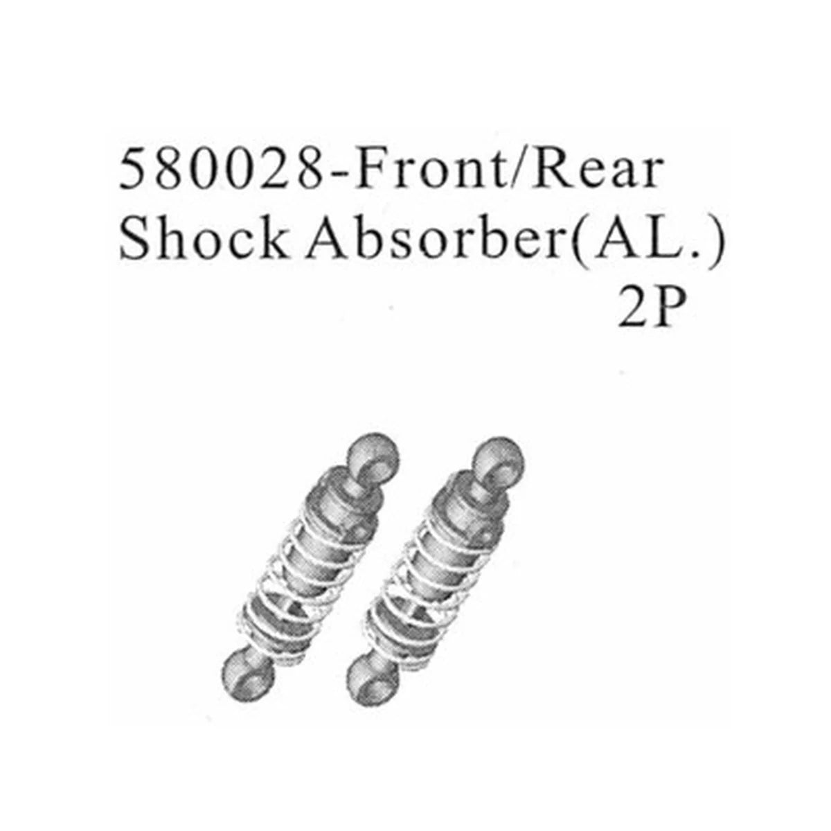 Amewi Stoßdämpfer Aluminium, 2 Stück für Caster 004-580028