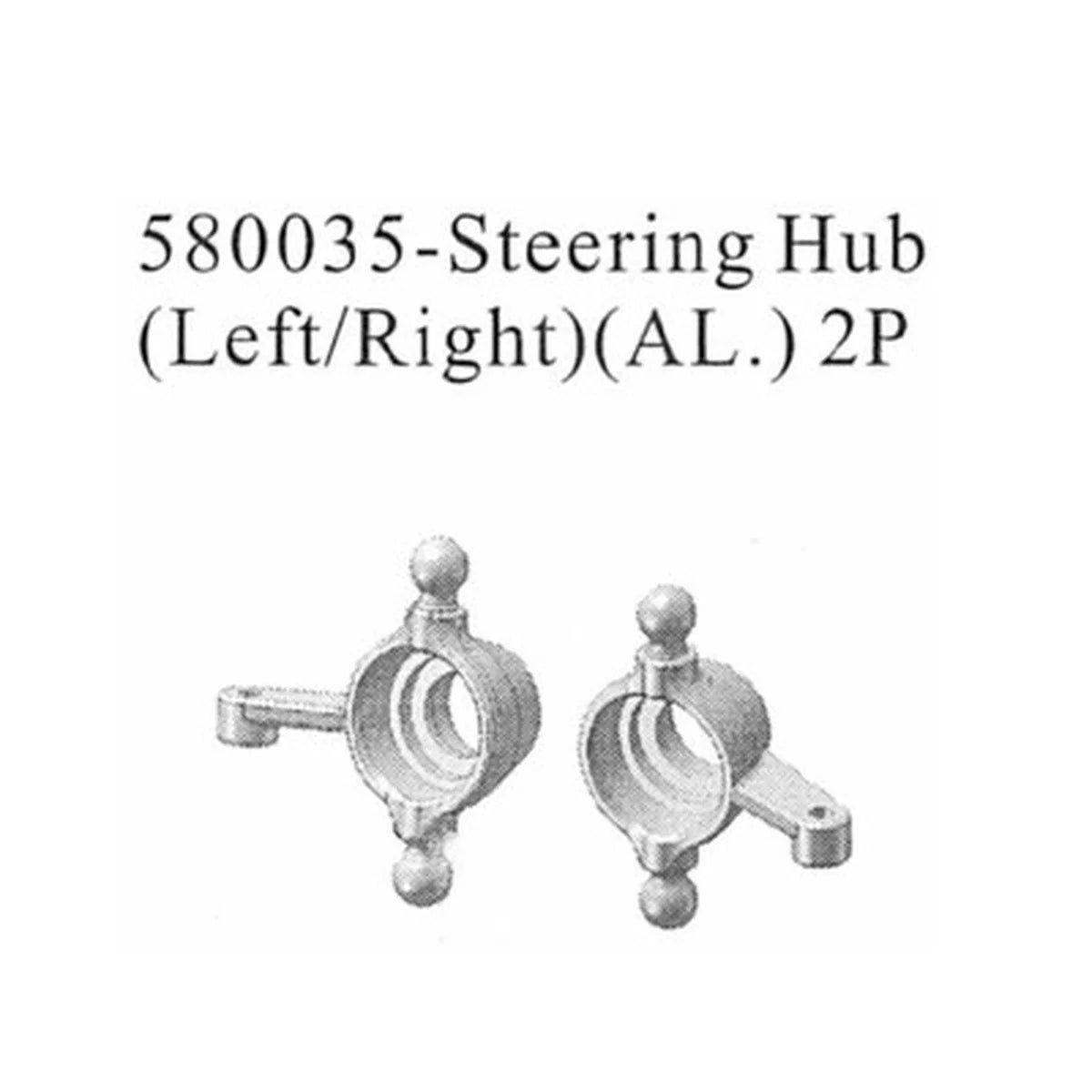 Amewi Lenkhebel Aluminium links & rechts für Caster 004-580035