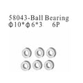 Amewi Kugellager 6x10x3mm 6 Stück 004-58043
