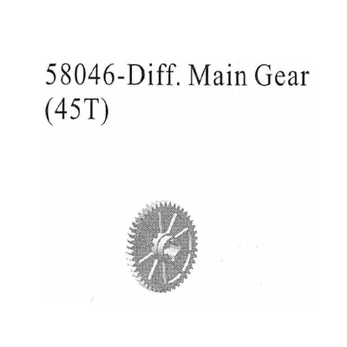 Amewi Hauptzahnrad 45 Zähne Modul 0,4 004-58046
