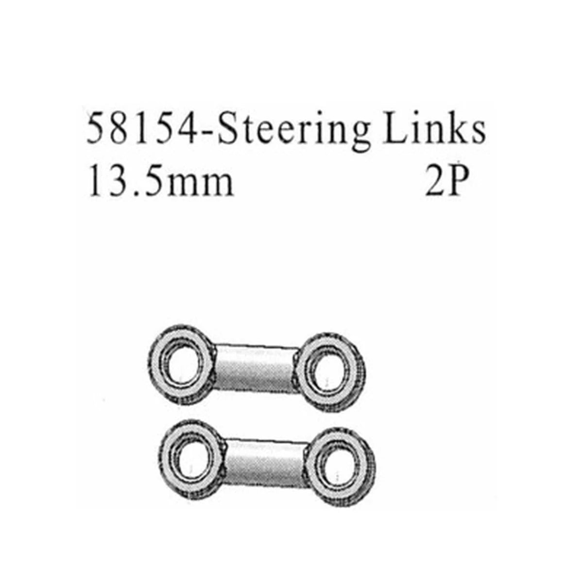 Amewi Spurstangen 13,3mm 2 Stück für Caster 004-58154