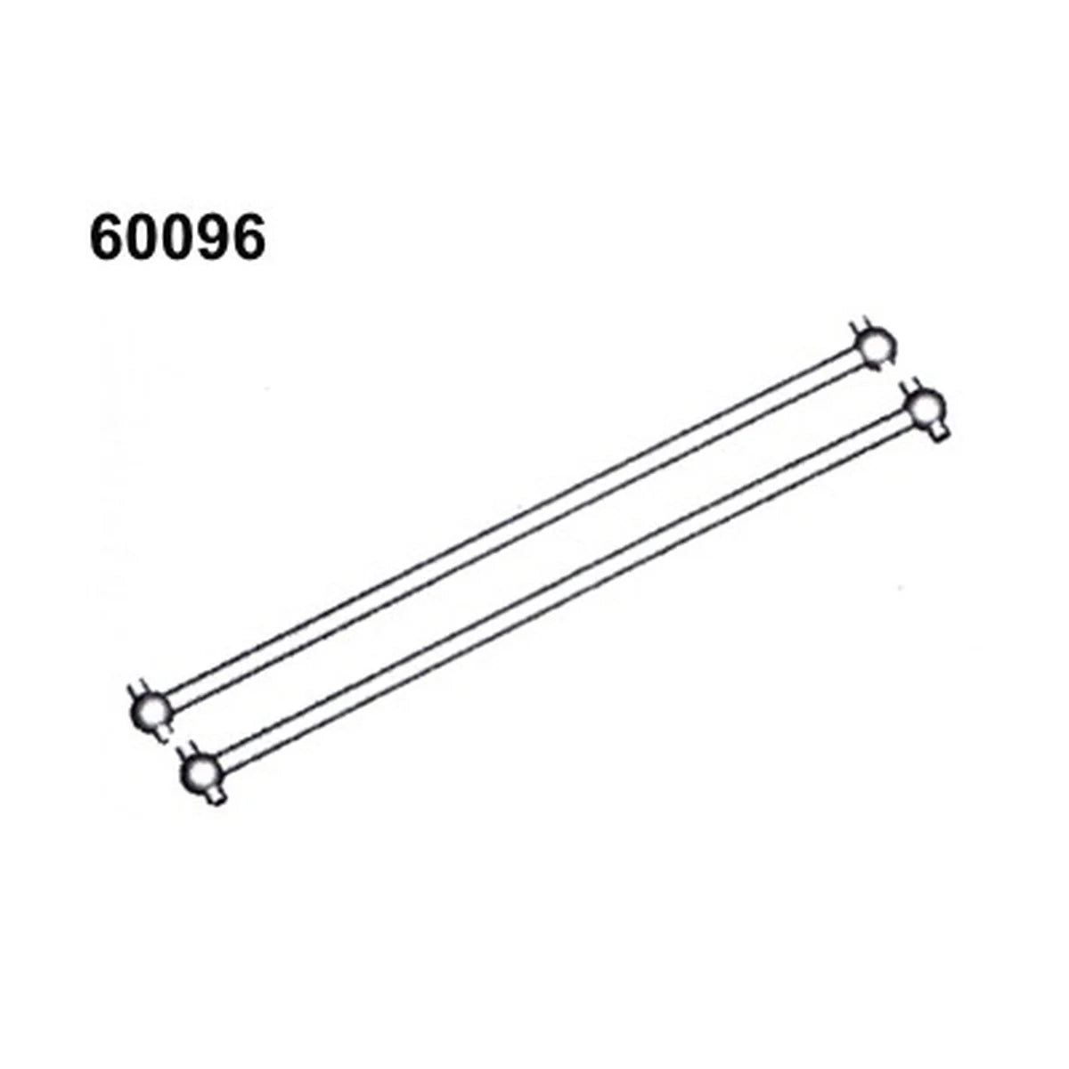 Amewi Antriebswelle hinten 2 Stück 004-60096