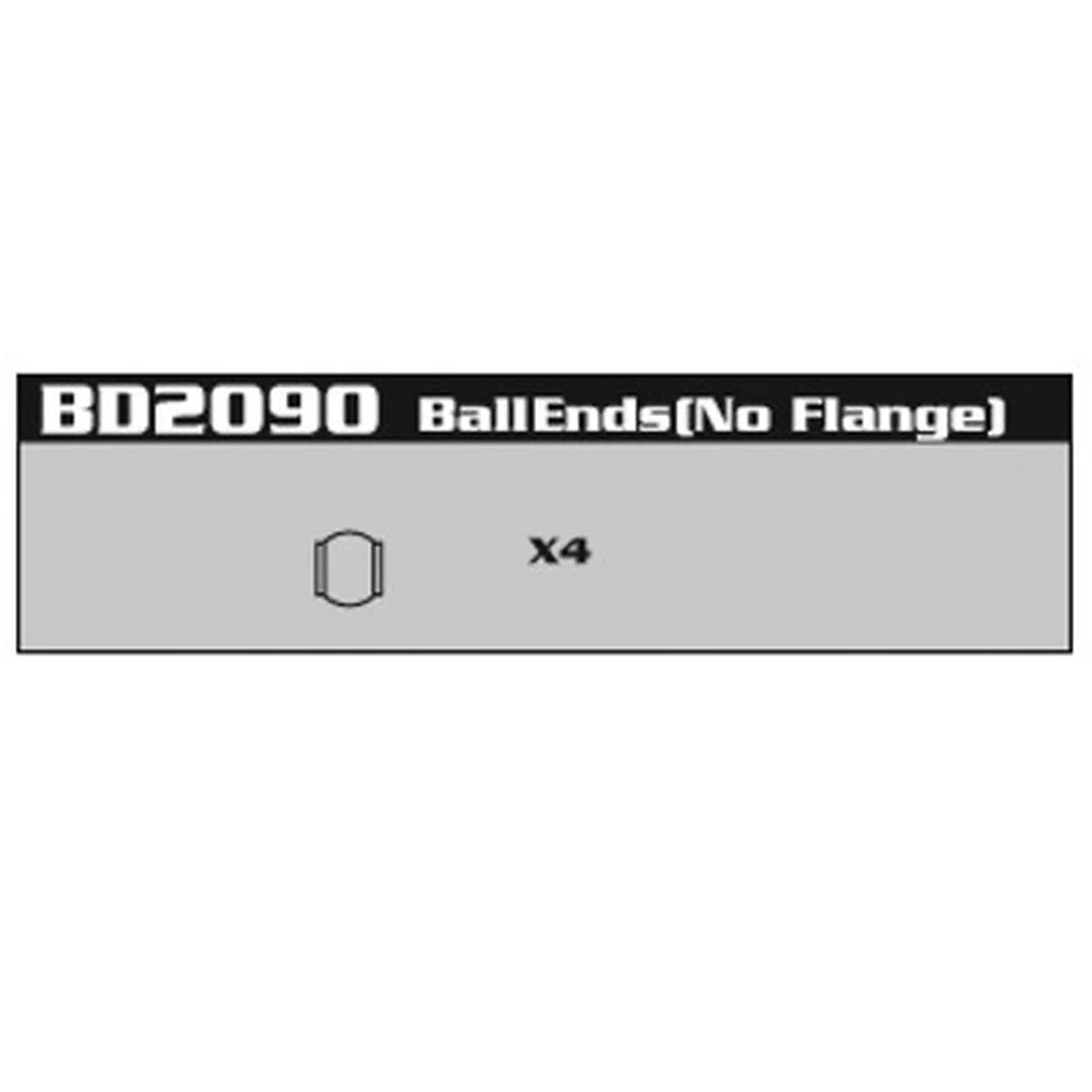 Amewi Ball Ends W/0 Flange 007-BD2090