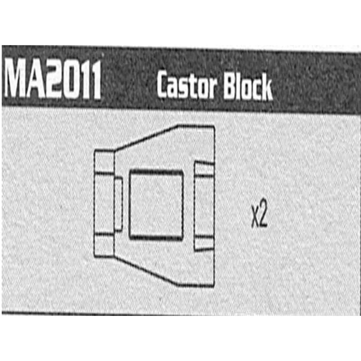 Amewi Castor Block für Monstertruck Raptor E 007-MA2011