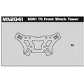 Amewi Dämpferbrücke vorne Aluminium 6061-T6 007-MN2041