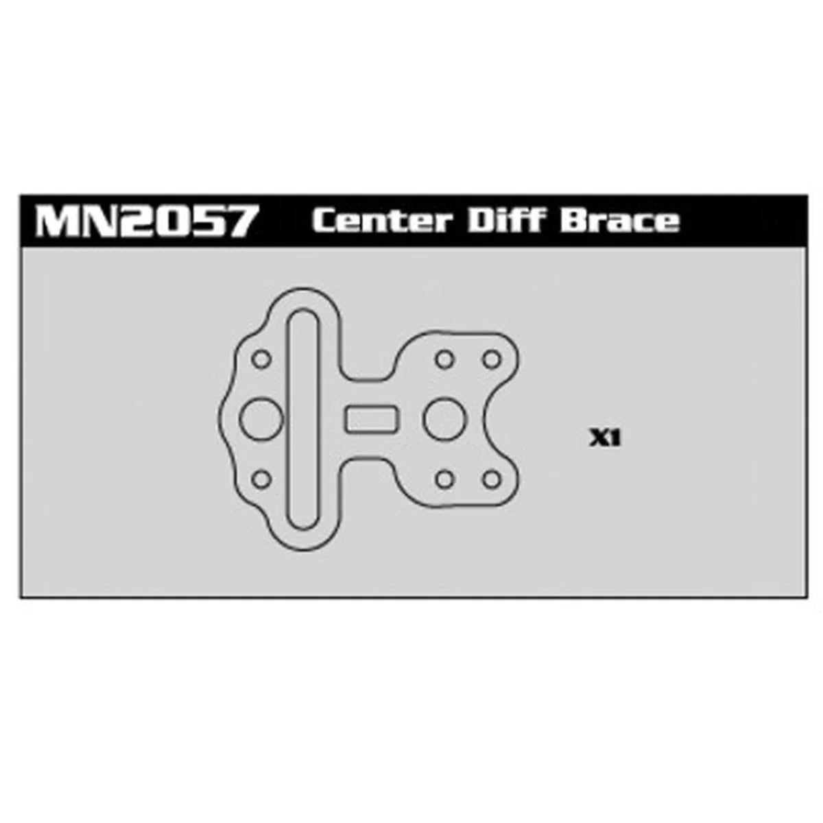 Amewi Versteifung Mitteldifferential 007-MN2057