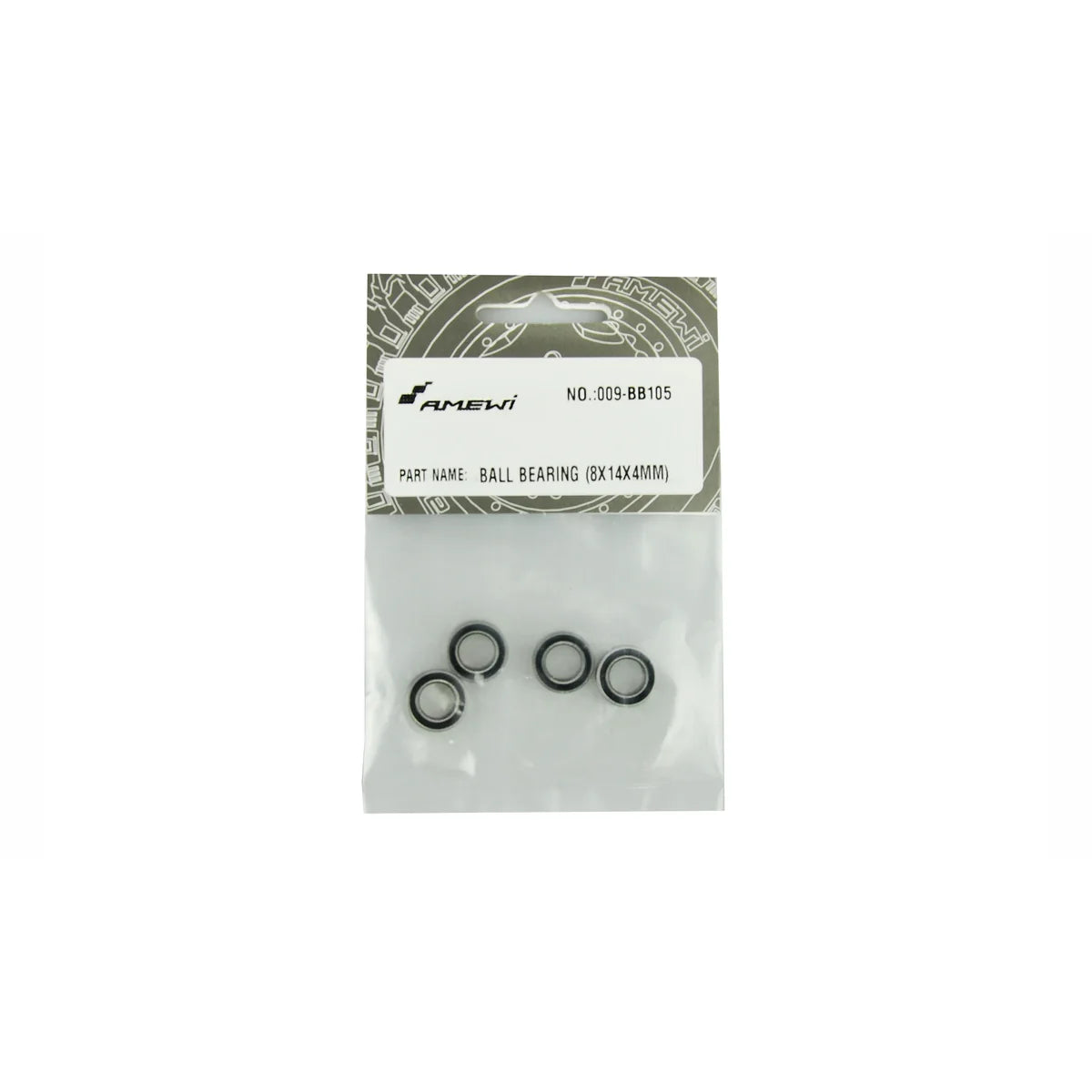 Amewi Kugellager 8x14x4mm 4 Stück für Evo-X6000 009-BB105