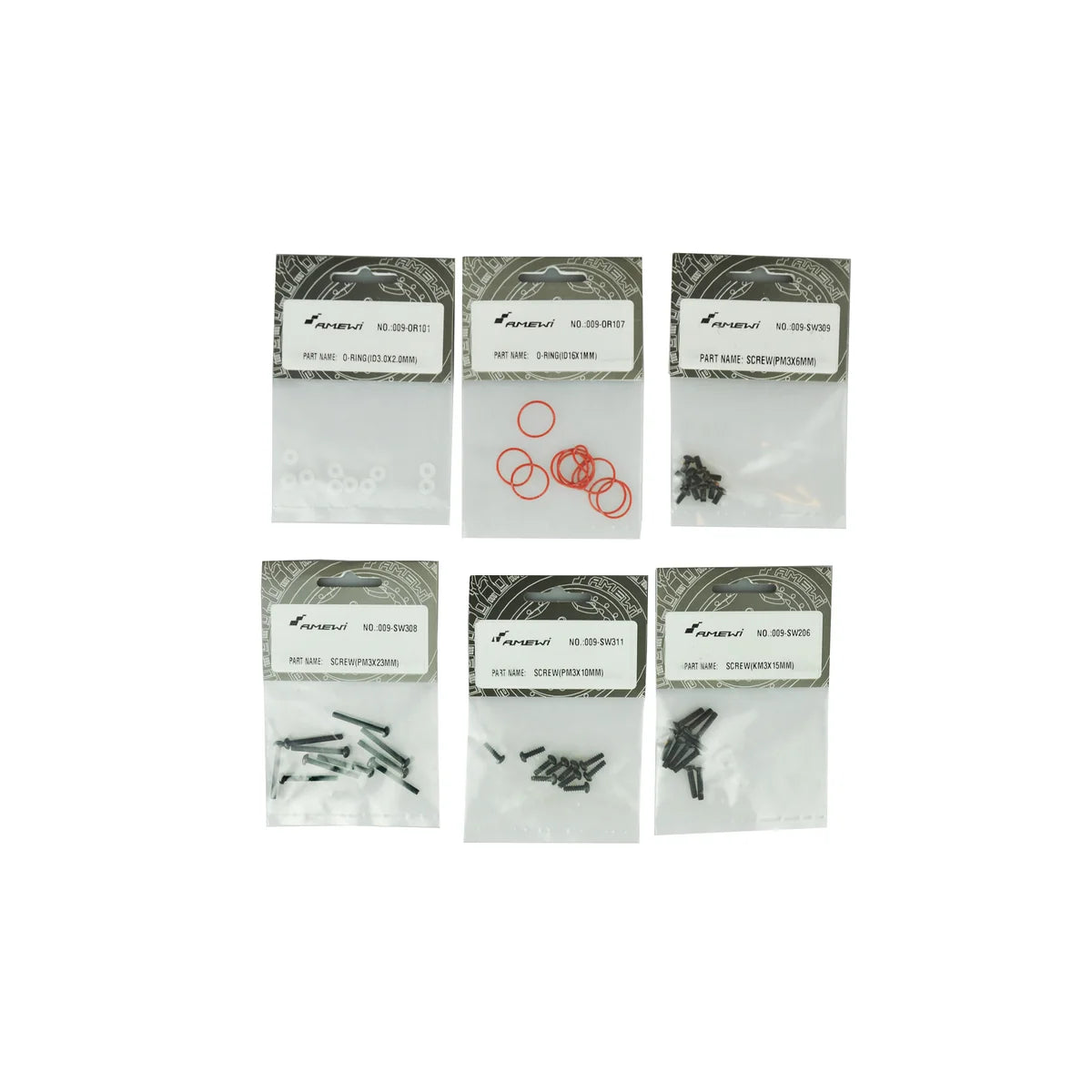 Amewi Schrauben, Pin & O-Ring Set 009-ET9999