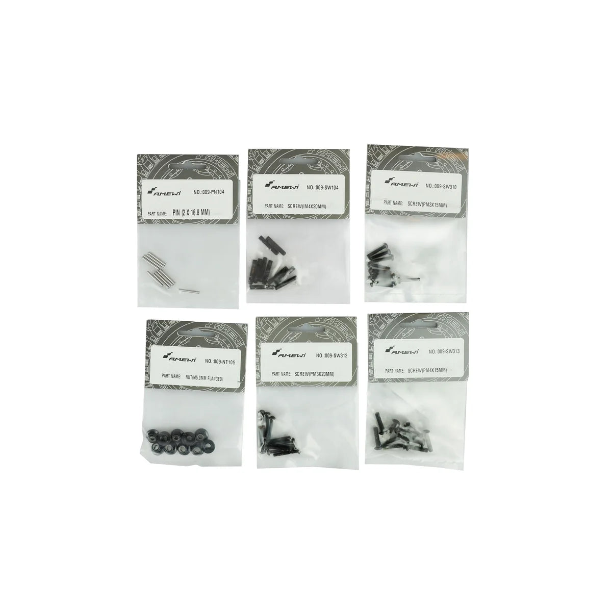 Amewi Schrauben, Pin & O-Ring Set 009-ET9999