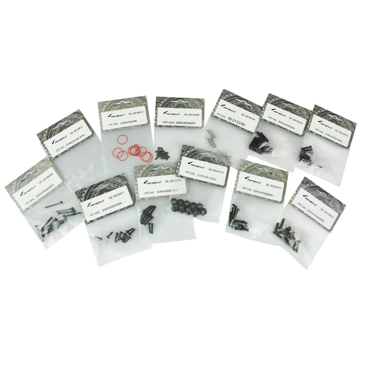 Amewi Schrauben, Pin & O-Ring Set 009-ET9999