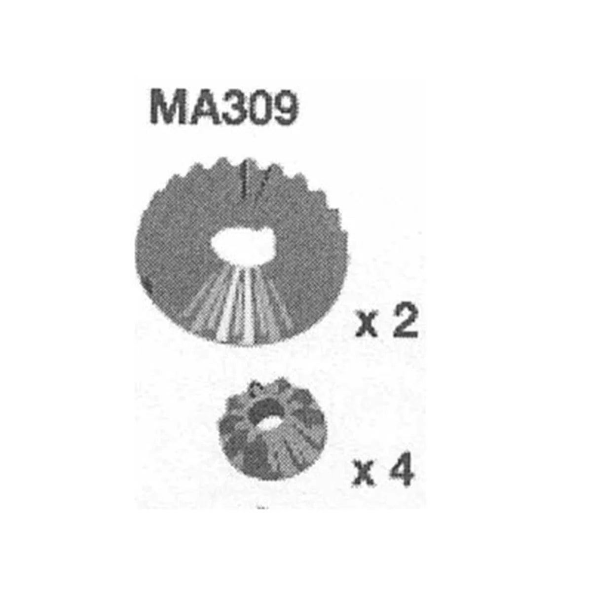 Amewi Diff. Kegelzahnräder 24 & 11 Zähne 009-MA309