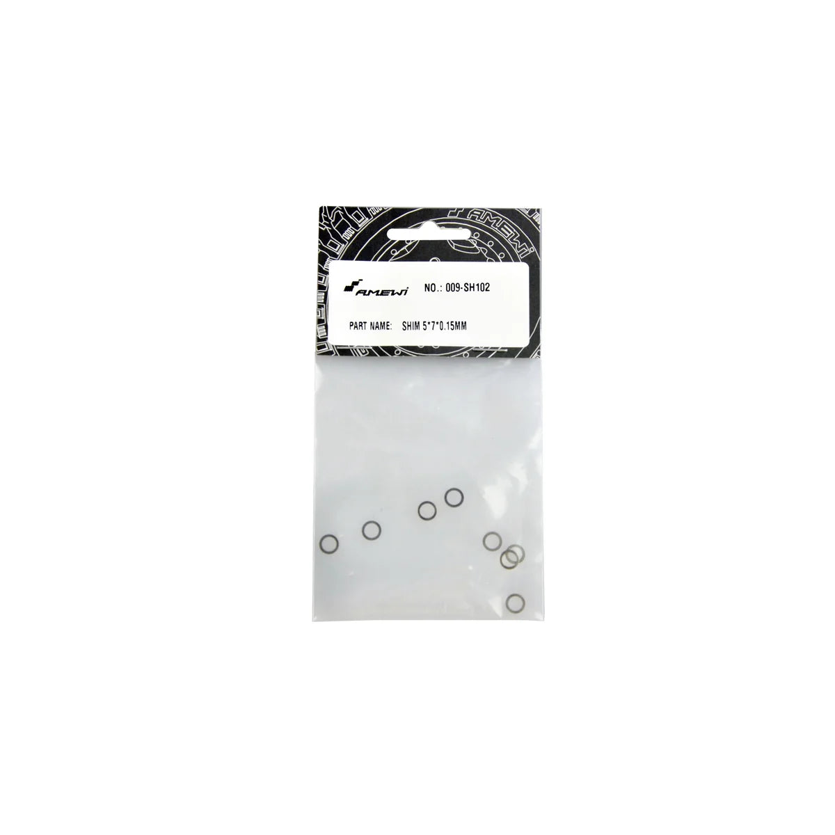 Amewi Shim Scheibe 5x7x0,15mm 10 Stück für Evo-X6000 009-SH102