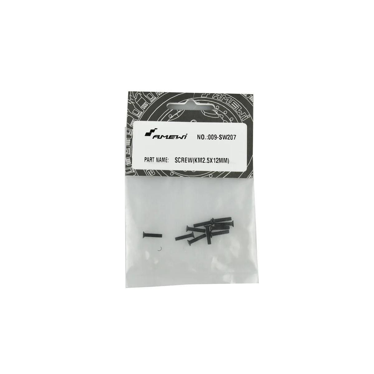 Amewi Senkkopfschraube M2.5x12 mm 10 Stück für Evo-X6000 009-SW207