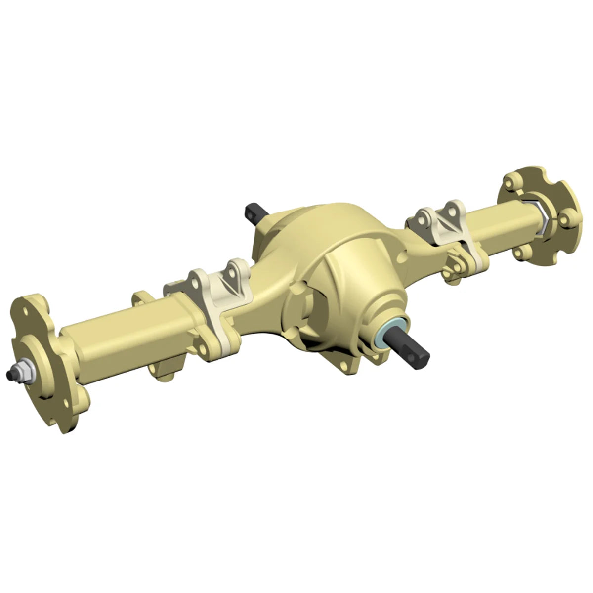 Amewi Mittelachse hinten komplett montiert für 8x8 Truck sand 011-T002