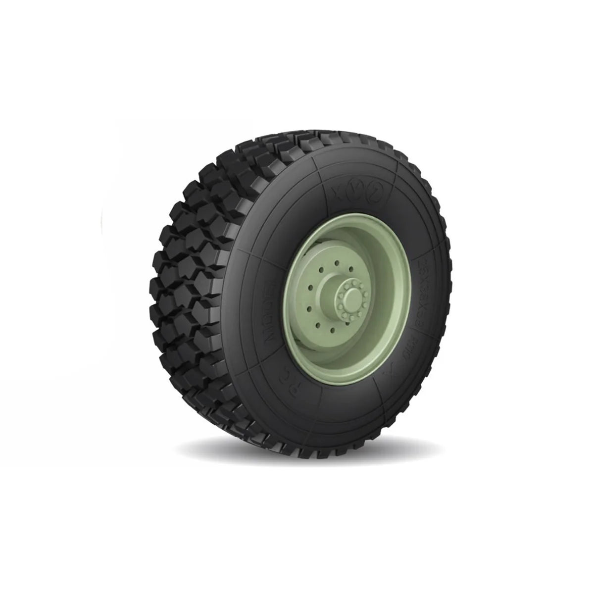 Amewi Komplettrad 4 Stück für 8x8 Truck grün 011-T007G