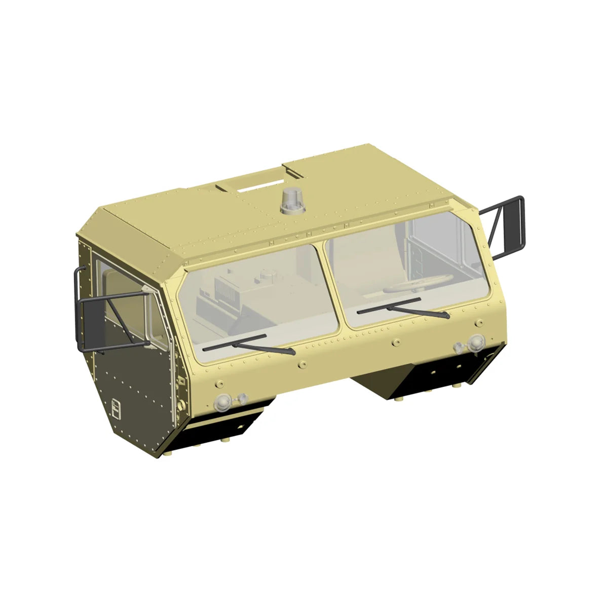 Amewi Fahrerkabine komplett sand für U.S. Militär Truck sandfarben 011-T021