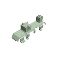 Amewi Radkasten links grün für 8x8 Truck 011-T023G
