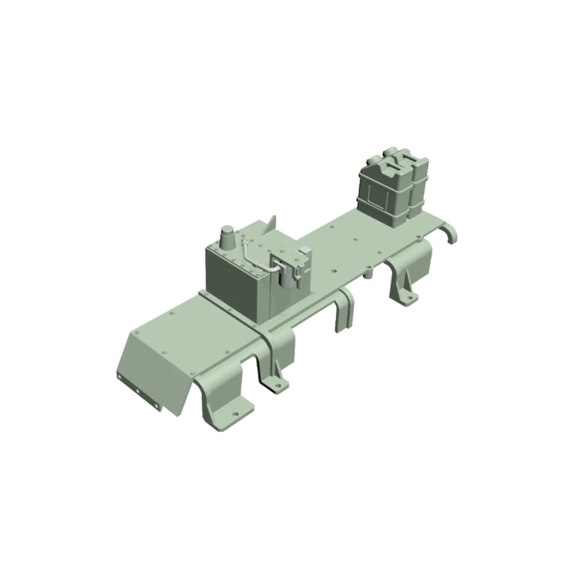 Amewi Radkasten links grün für 8x8 Truck 011-T023G