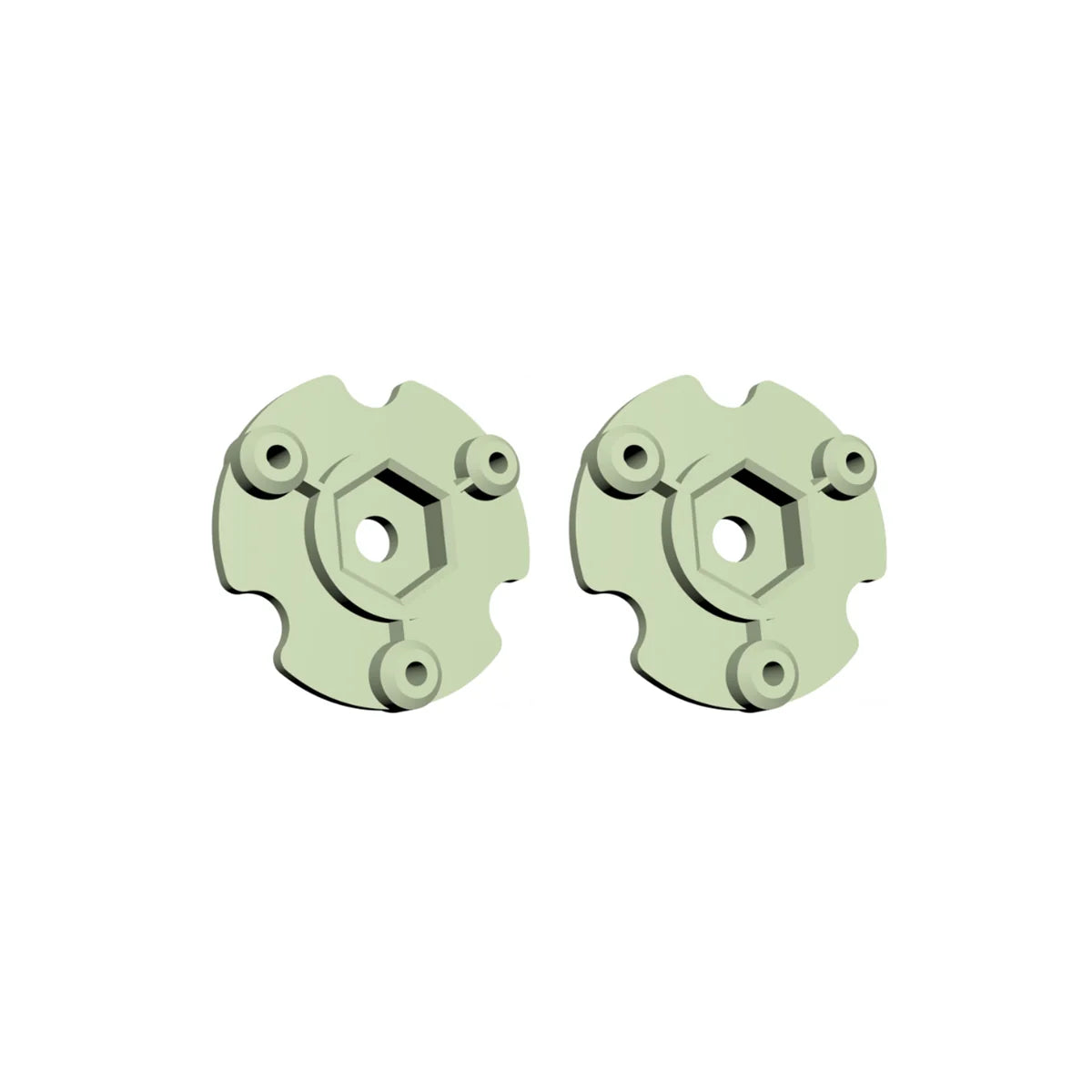 Amewi Radnabe 2 Stück für 8x8 Truck grün 011-T047G