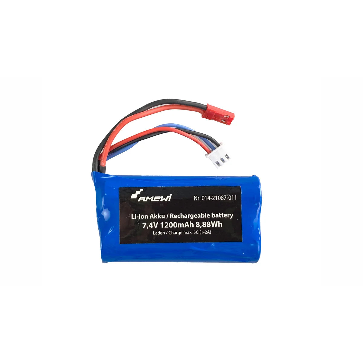 Amewi Li-Ion Akku 7,4V 1200mAh, BEC-Stecker 014-21087-011